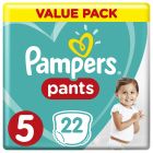 Pampers Pants Diapers, Size 5, Junior, 12-18 kg, Carry Pack, 22 Count 10